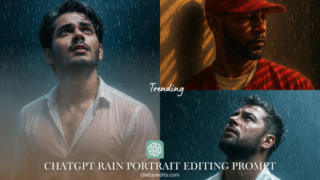 Chatgpt Rain Portrait Ai Photo Editing Prompt