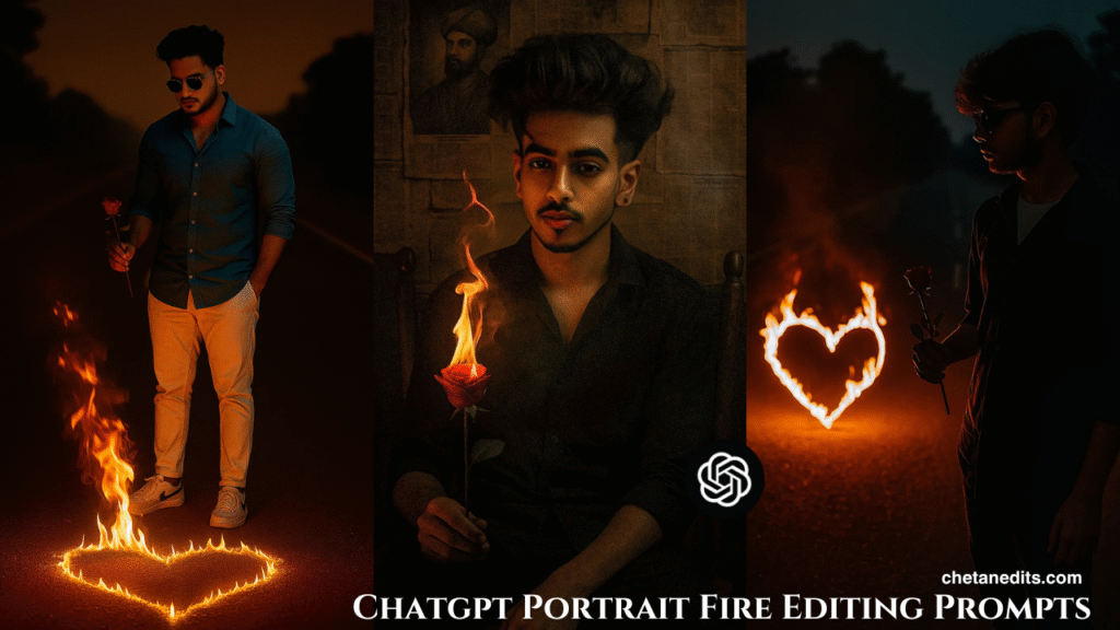 Chatgpt Portrait Fire Ai Photo Editing Prompts - Chatgpt Prompts