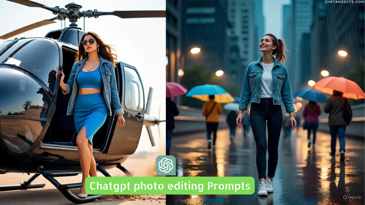 New Chatgpt photo editing Prompts for girl - Ai photo editing