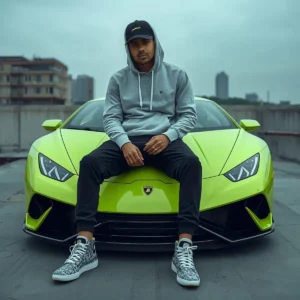 Chagpt Stylish Boy With Car Ai Photo Editing Prompts - Trending Chatgpt Prompts