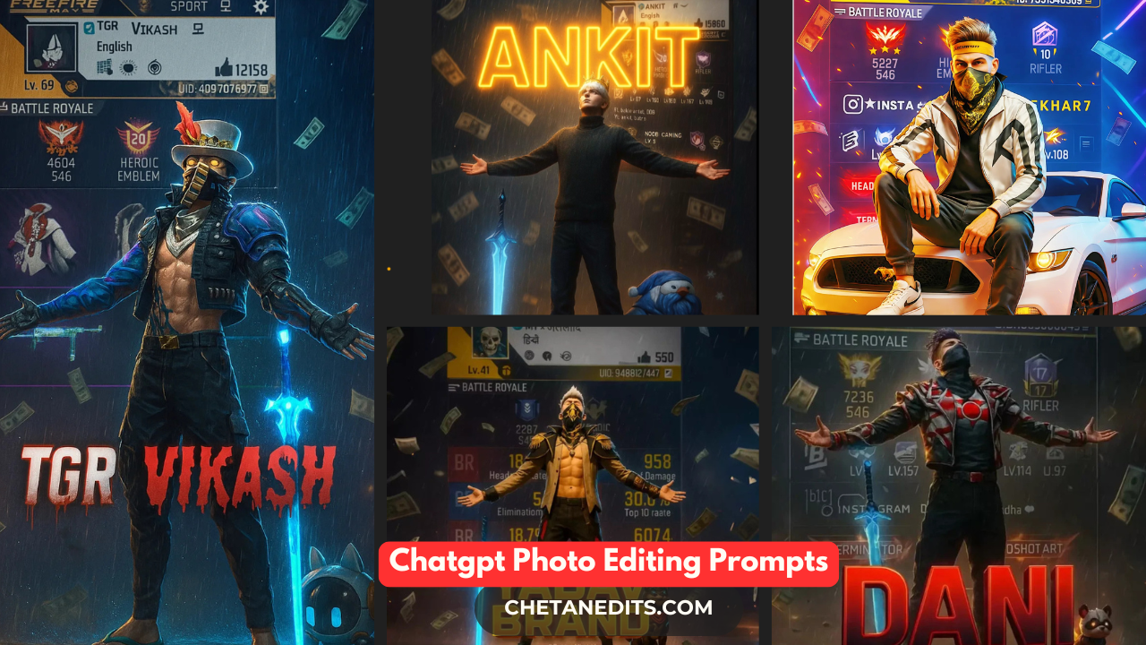 Chatgpt Free Fire Ai Photo Editing Prompts