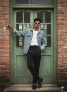 Retro Vintage Gemini Photo Prompt for Boys