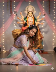 Viral Google Gemini Navratri Prompt 2025 – Best Navratri Prompt for Gemini Girl