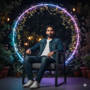 Viral All Gemini Prompts - Viral Glowing Neon Ring Gemini Prompt