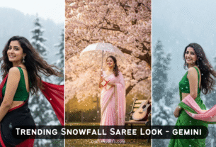 Winter Seoson Gemini Photo Editing Prompts For Girl