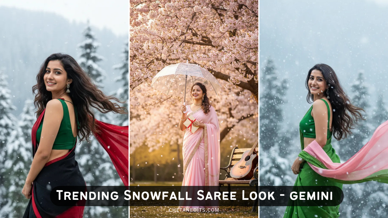 Winter Seoson Gemini Photo Editing Prompts For Girl