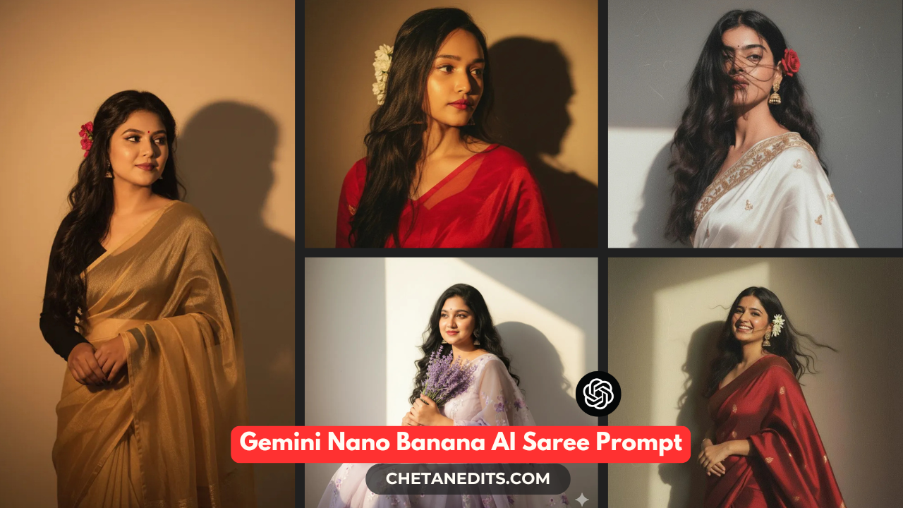 Google Gemini Nano Banana AI Saree Prompt For Girl