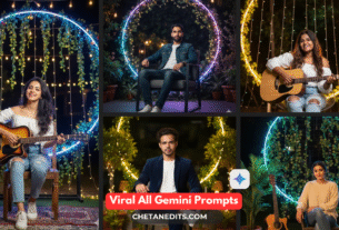 Viral All Gemini Prompts - Viral Glowing Neon Ring Gemini Prompt