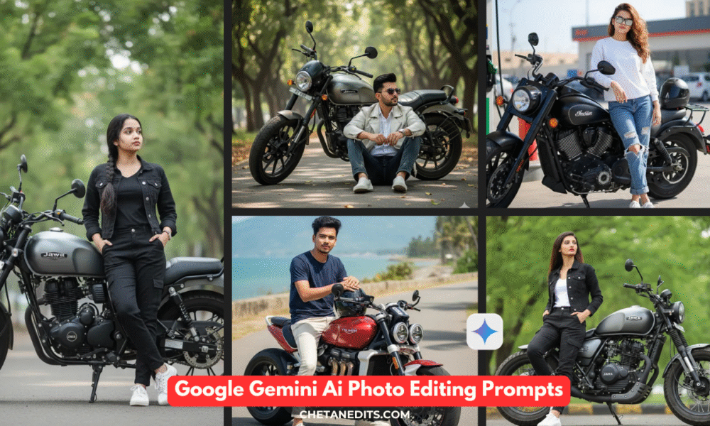 Top 100 Gemini Bike Pose Prompts – Gemini Prompts For Photo Editing