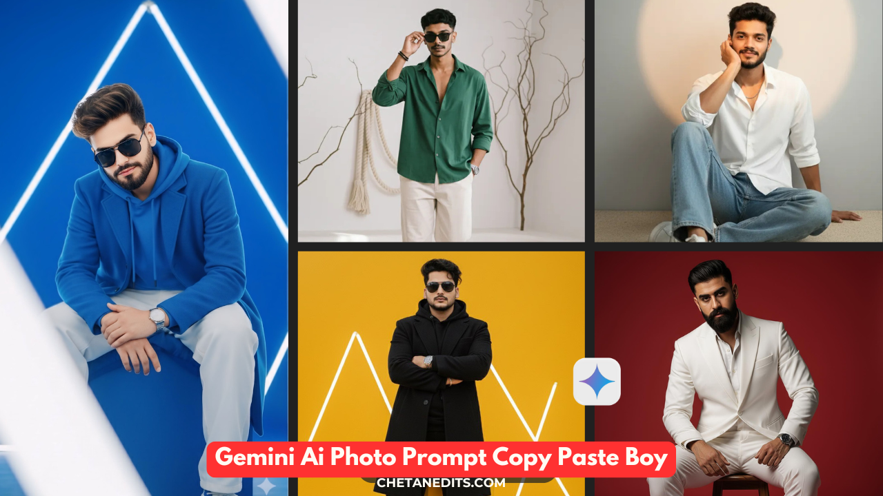 Top 100 Studio Style Gemini Ai Photo Prompt Copy Paste Boy