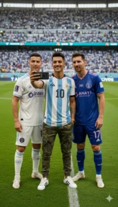 Selfie with Messi Prompt Gemini