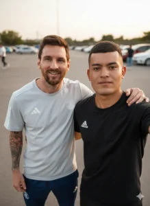 Selfie with Messi Prompt Gemini