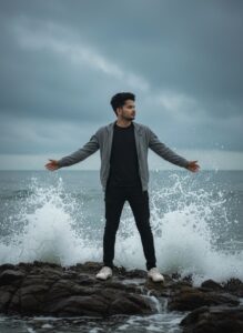 Top 100 Best Google Gemini Photo Prompt For Boys Beach Pose