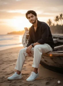 Viral 100 Sitting on Boat Gemini Prompt Free To Create Ultra-Realistic 4K Portraits