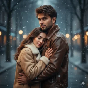 Top 100 Viral Romantic Winter Couple Gemini Photo Prompt