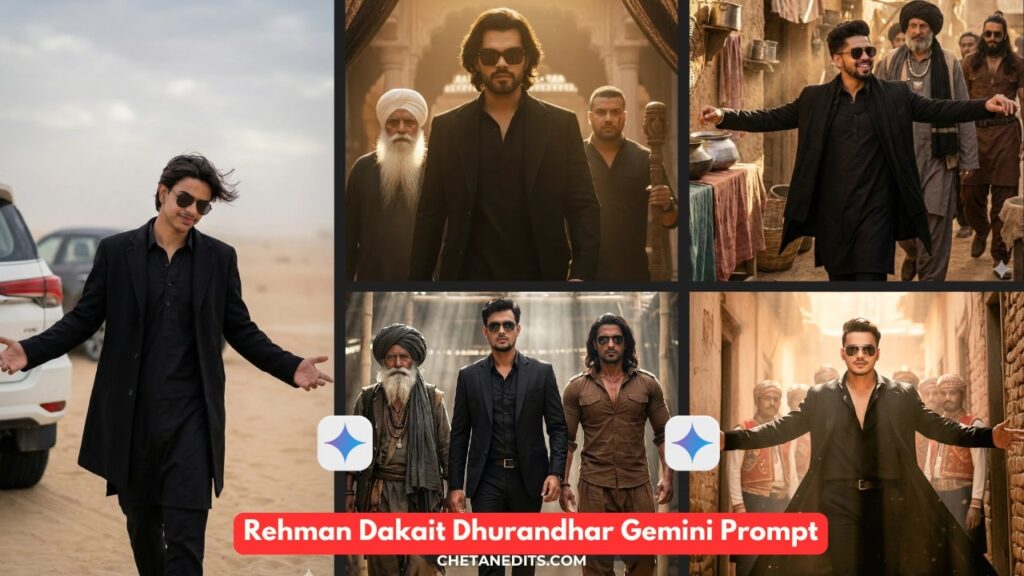 Top 100 Viral Rehman Dakait Dhurandhar Gemini Prompt