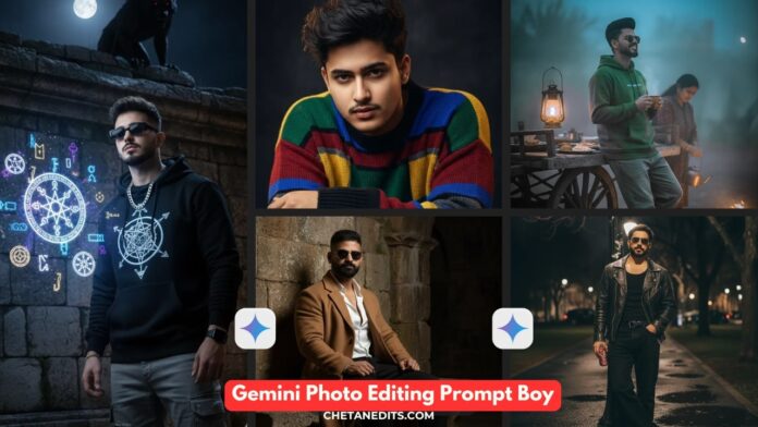 Top 100 Trending Dark Portrait Gemini Photo Editing Prompt Boy