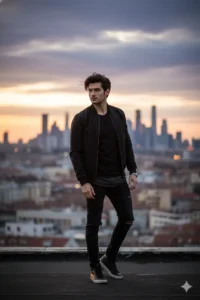 Top 100 Dark Bokeh Gemini AI Photo Prompt Trending Boy