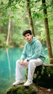 Top 100 Viral Green Nature Gemini Ai Photo Prompt for Men For Stunning Portraits