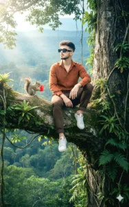 Top 100 Green Nature Gemini Prompt for Photo Editing for Boys