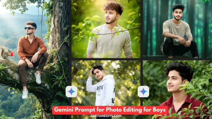 Top 100 Green Nature Gemini Prompt for Photo Editing for Boys
