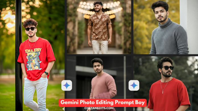 New 100 Stylish Gemini Photo Editing Prompt Boy