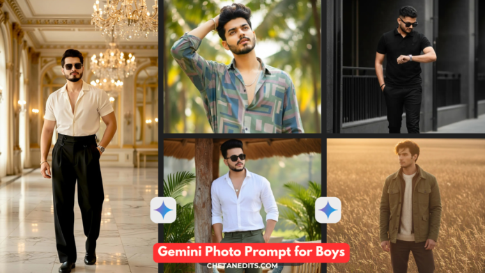 New 100 Stylish Gemini Photo Prompt for Boys