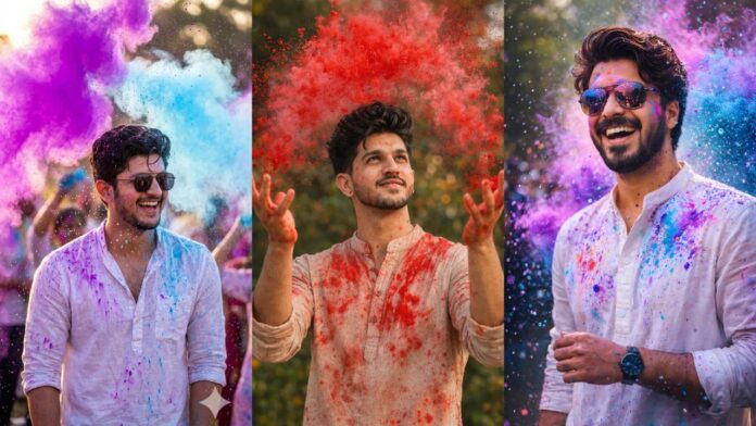 Holi AI Photo Editing Prompt
