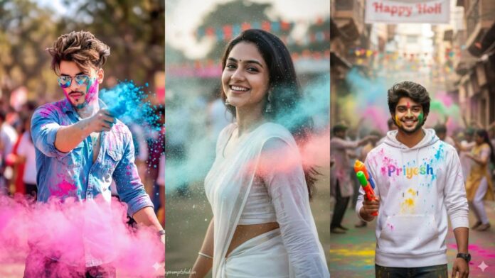Top 100 Viral Gemini Ai Holi Photo Editing For Hd Portraits