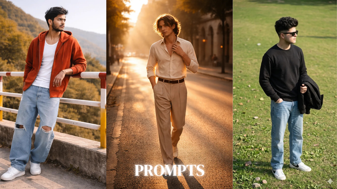 Outdoor Style Gemini AI Prompts for Men